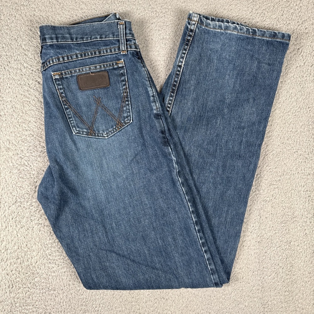 Wrangler 20X Competition Jeans Mens 31x36 (32x35) Style 01 Relaxed Fit Blue